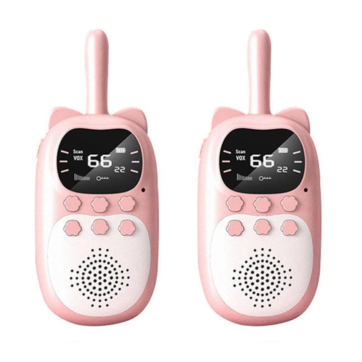 Kids Walkie Talkies with 1000mAh Rechargeable Battery and 5km Range, 2-Pack