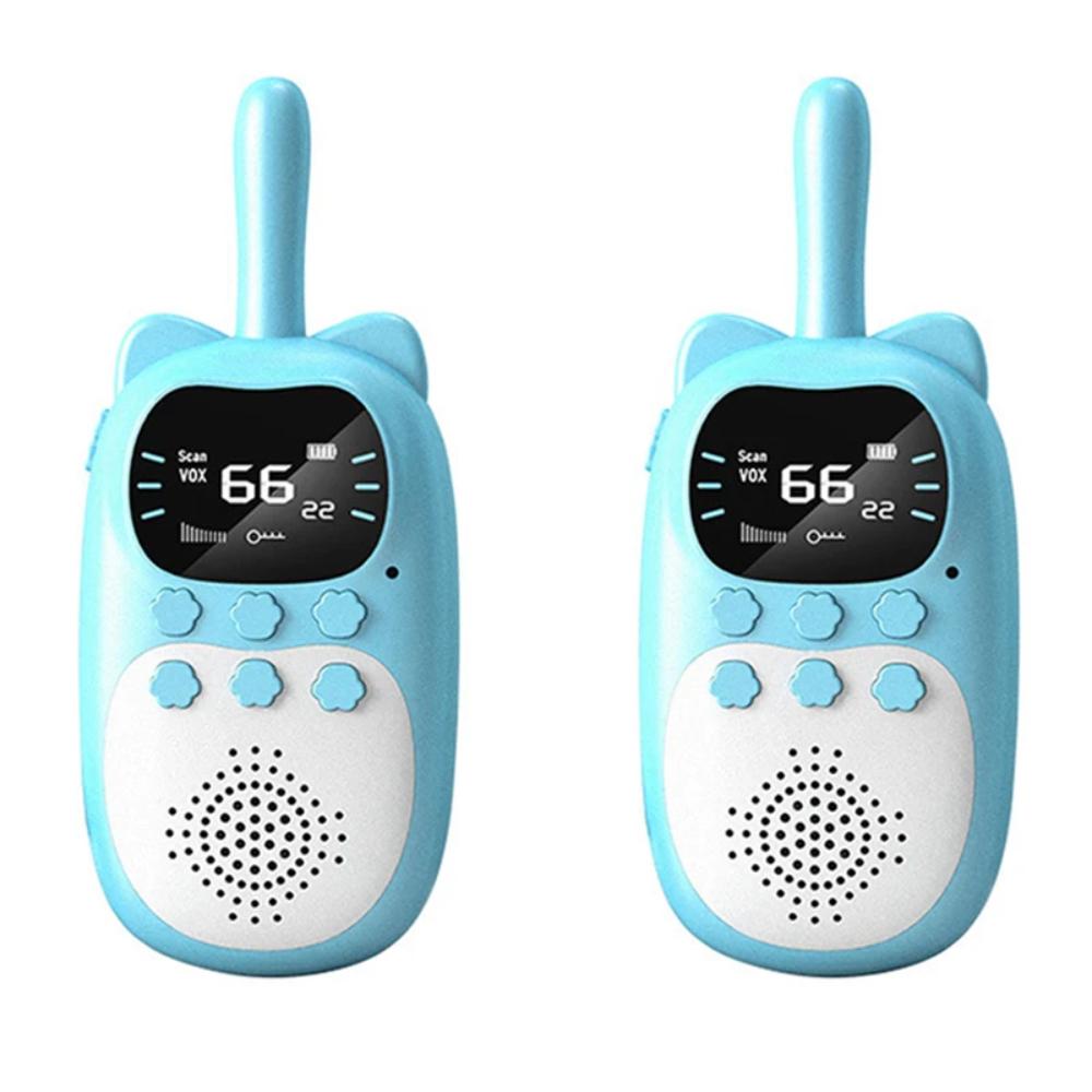 Kids Walkie Talkies with 1000mAh Rechargeable Battery and 5km Range, 2-Pack