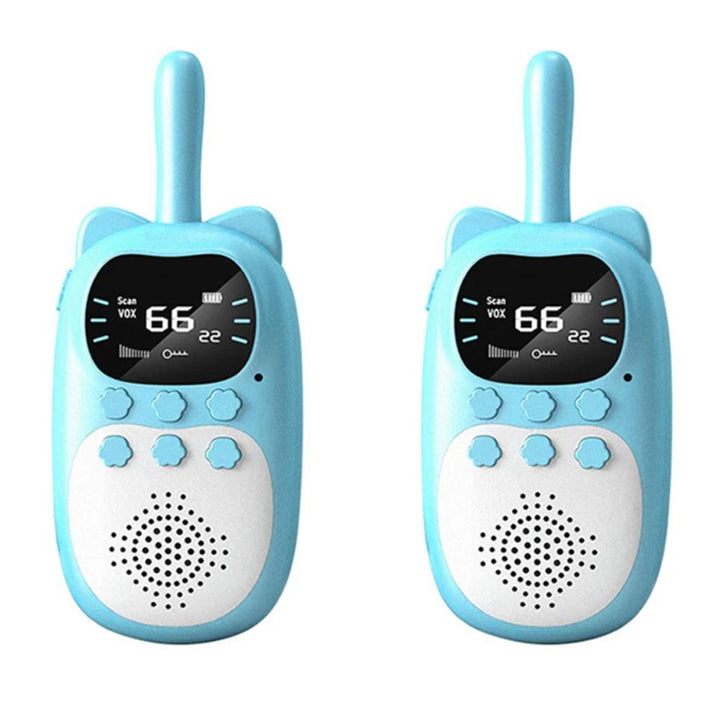 Kids Walkie Talkies with 1000mAh Rechargeable Battery and 5km Range, 2-Pack