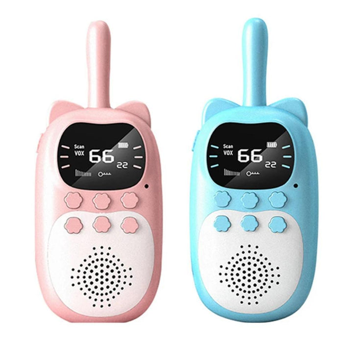 Kids Walkie Talkies with 1000mAh Rechargeable Battery and 5km Range, 2-Pack