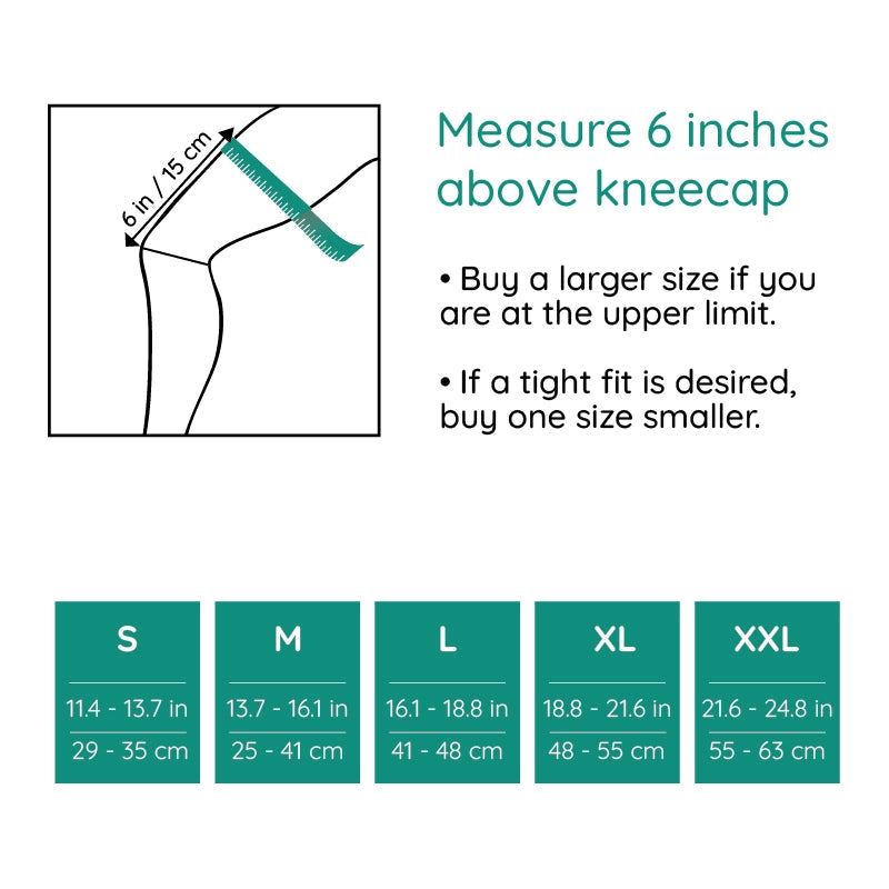 Knee Sleeve with Silicone Pad and Adjustable Straps, Low-Profile Breathable