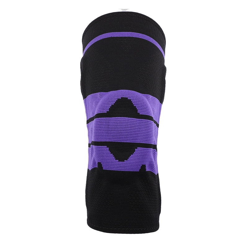 Knee Sleeve with Silicone Pad and Adjustable Straps, Low-Profile Breathable