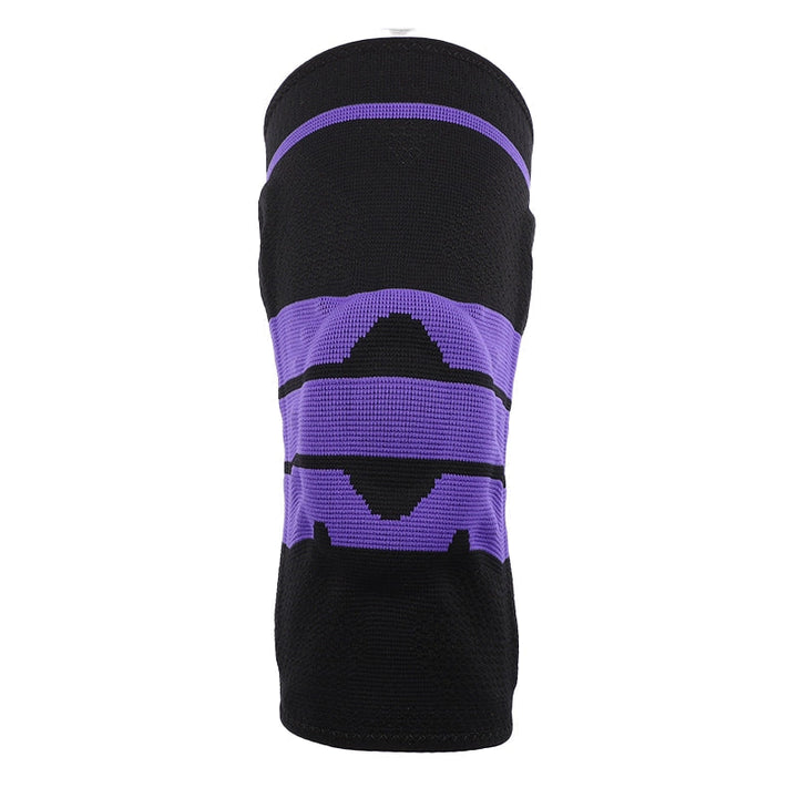 Knee Sleeve with Silicone Pad and Adjustable Straps, Low-Profile Breathable