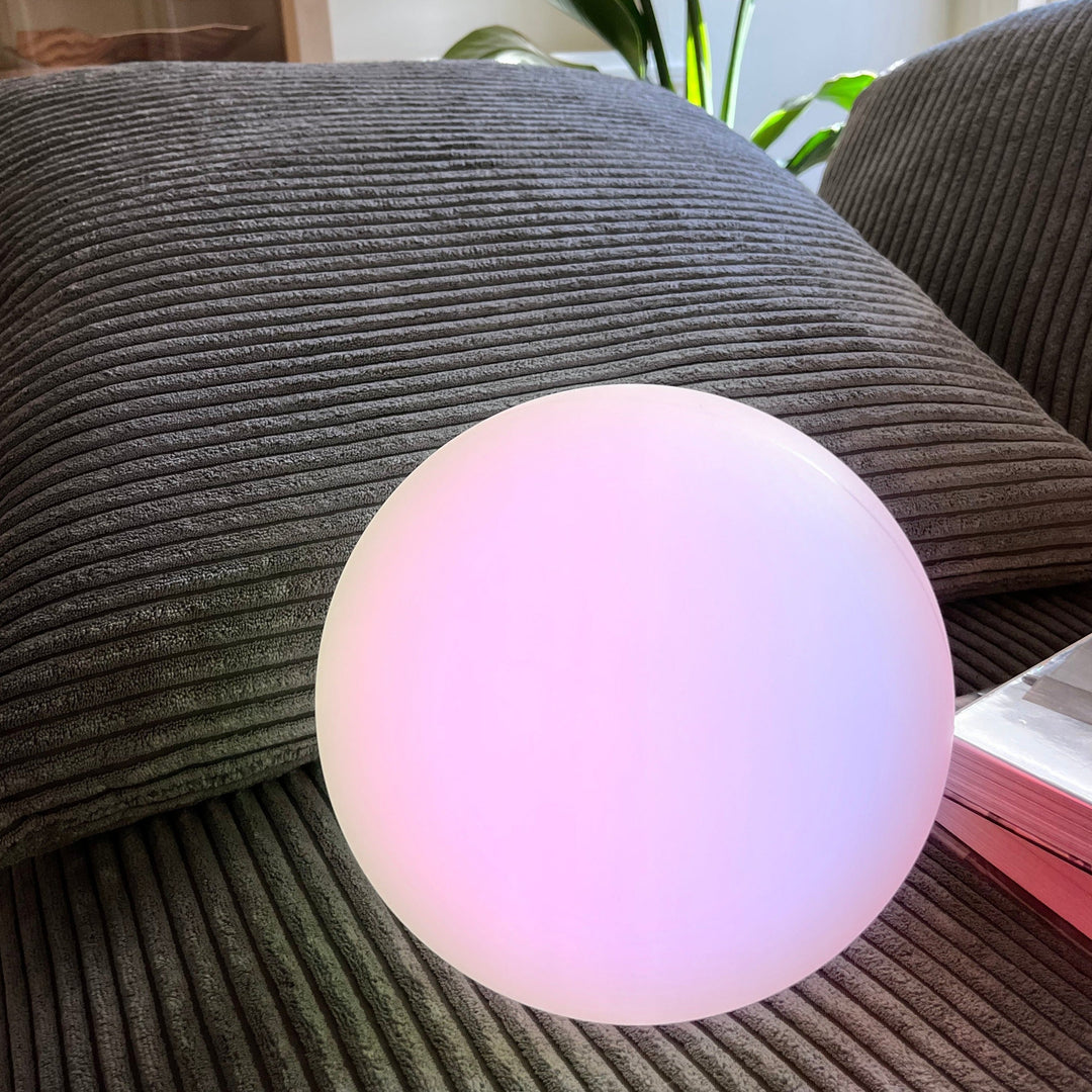 colour Changing LED Orb Lamp with Remote Control and IP65 Weather Rating