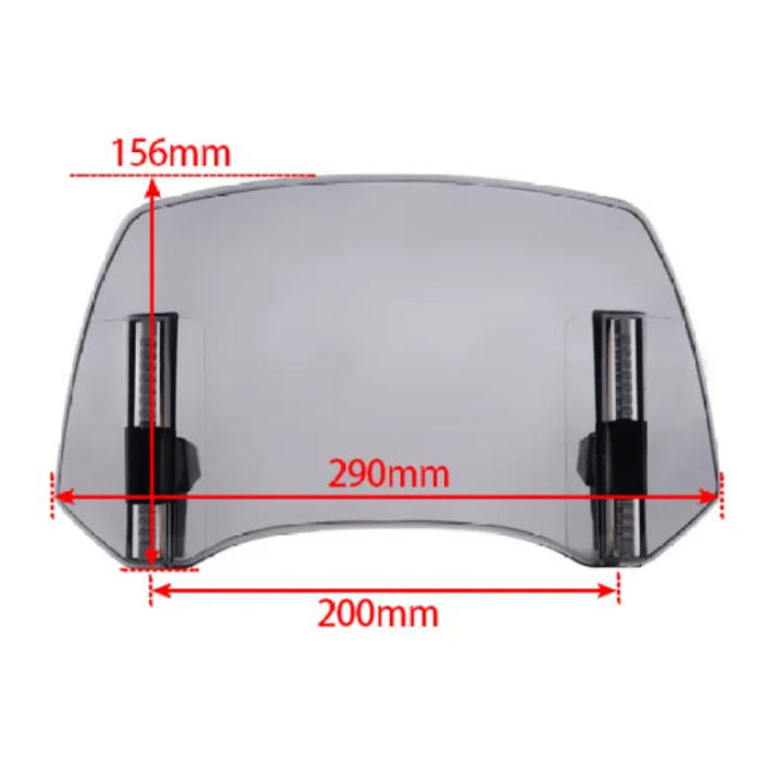 Motorcycle Windshield Extension