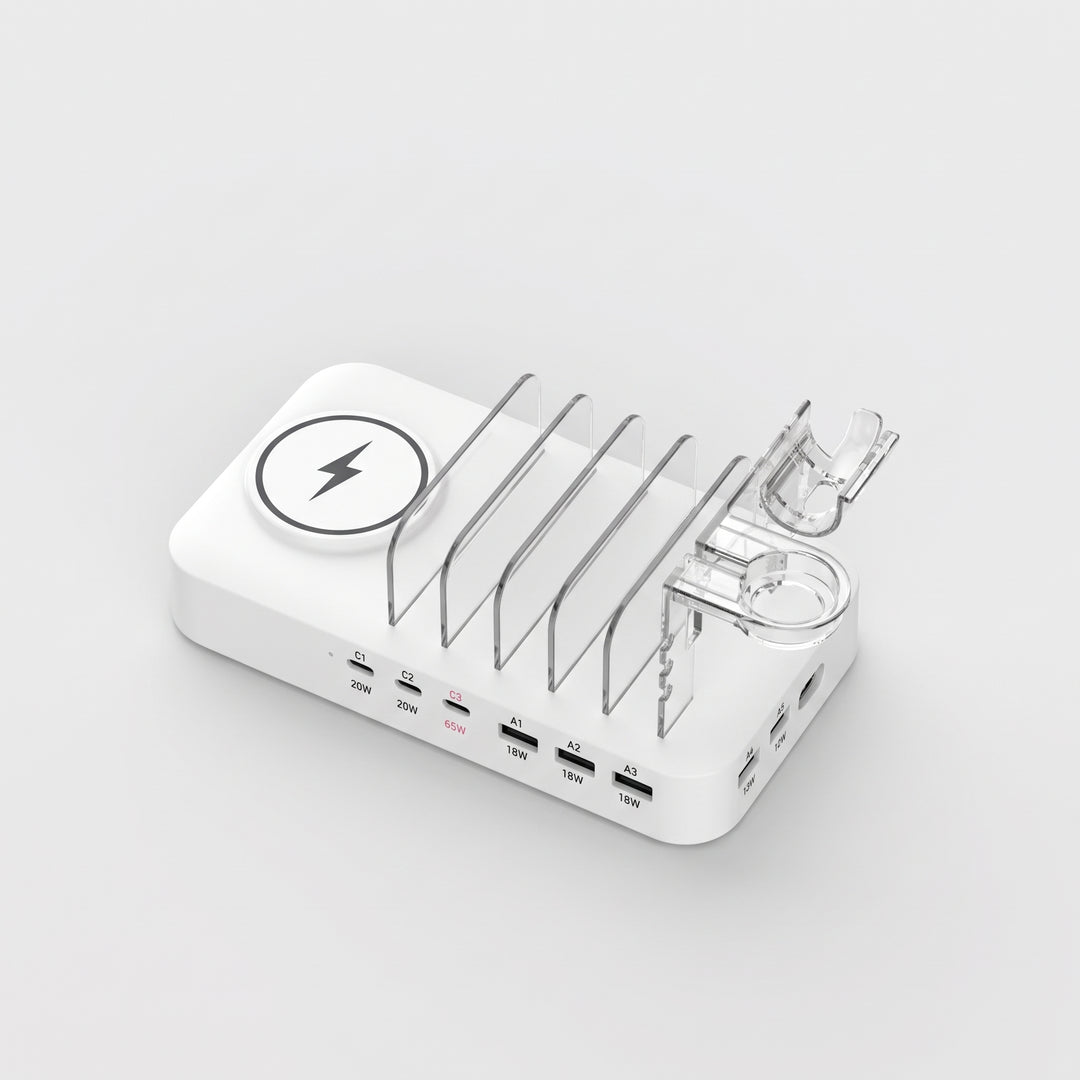 Multi-Device Charging Dock with 6 USB Ports