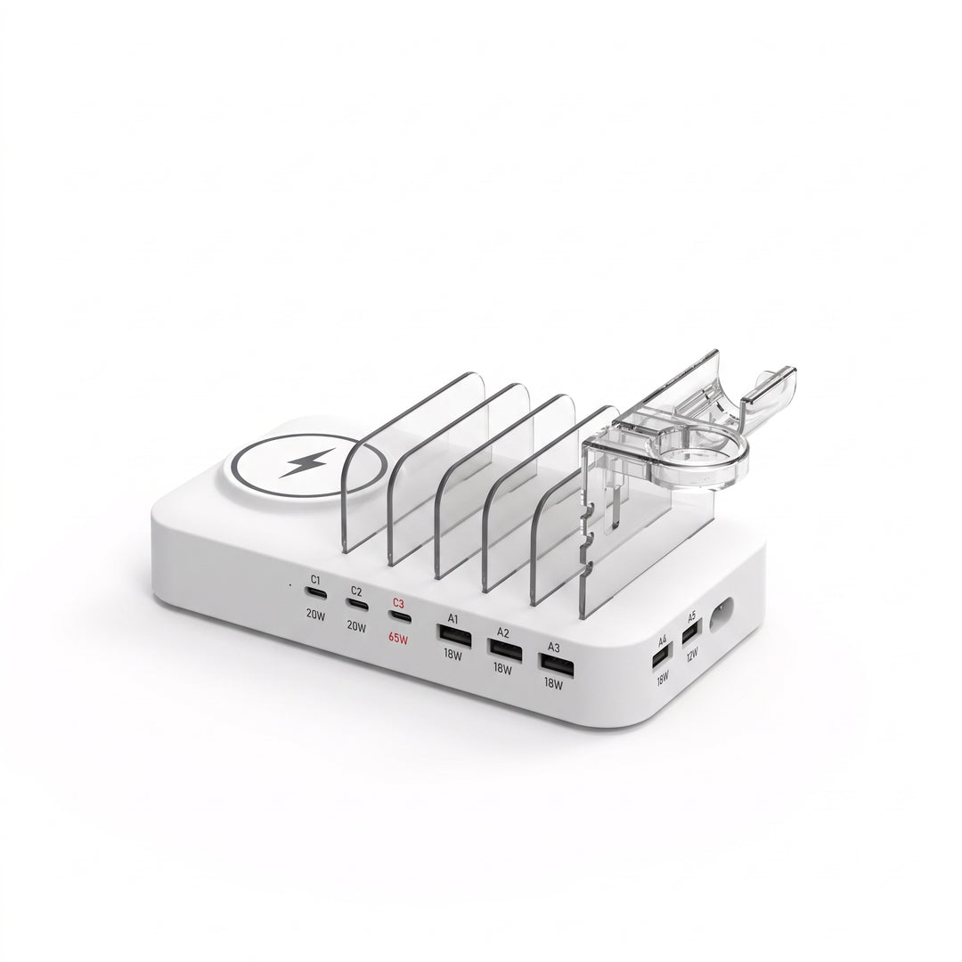Multi-Device Charging Dock with 6 USB Ports