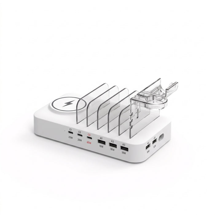 Multi-Device Charging Dock with 6 USB Ports