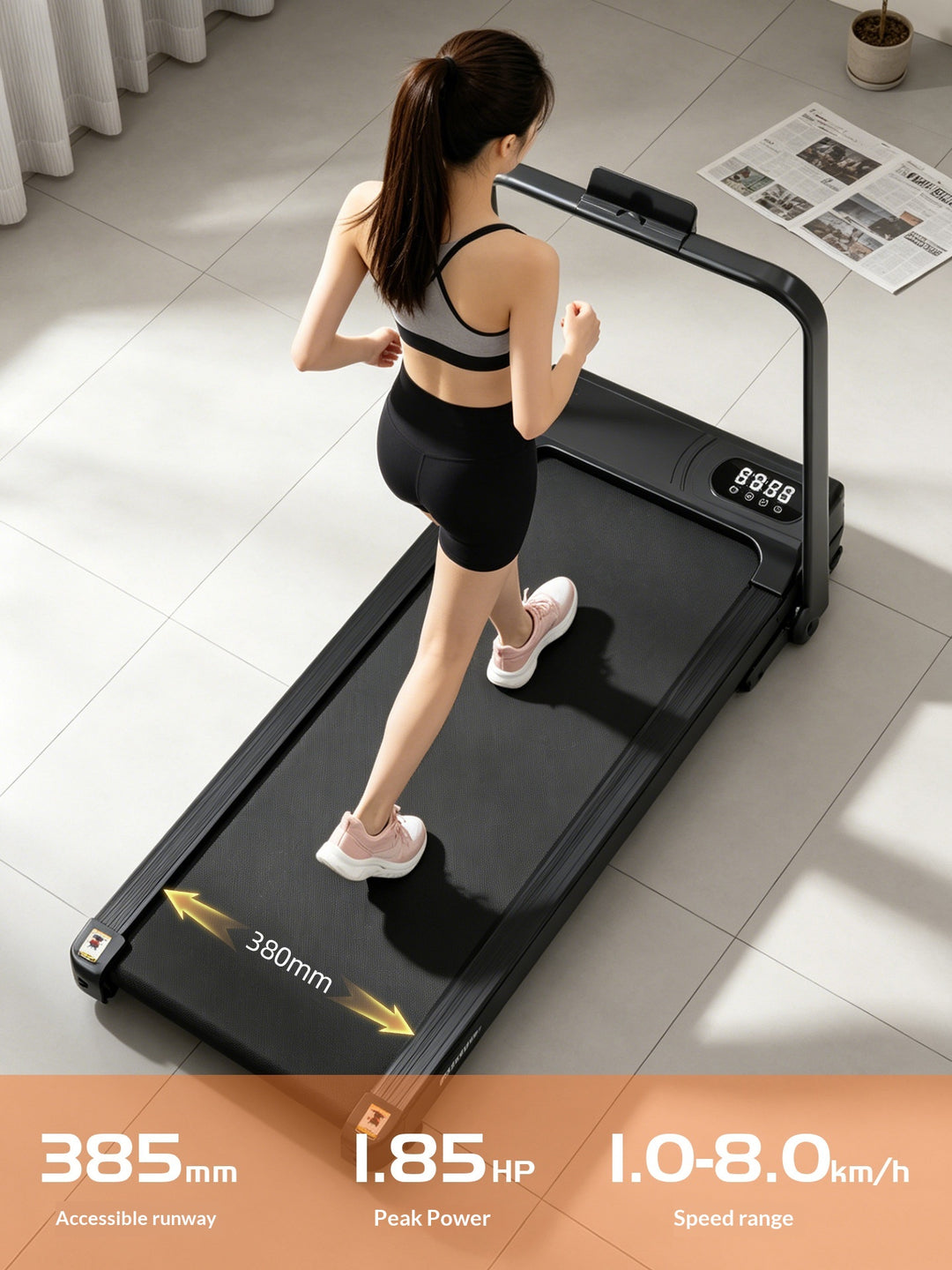 Portable Electric Walking Pad with LED Display