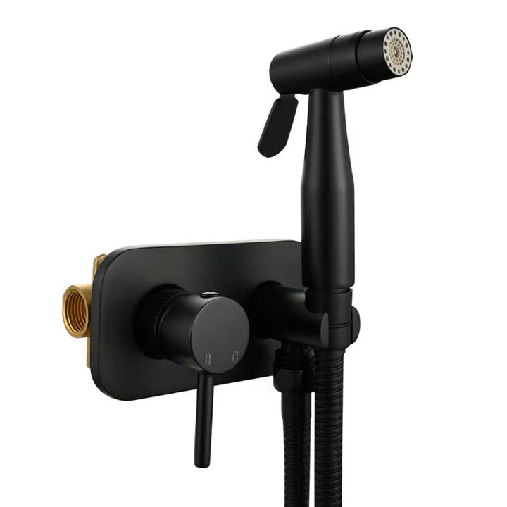 Brass Bidet Sprayer with Hot and Cold Water Control and Dual Spray Modes