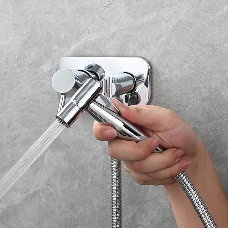 Brass Bidet Sprayer with Hot and Cold Water Control and Dual Spray Modes