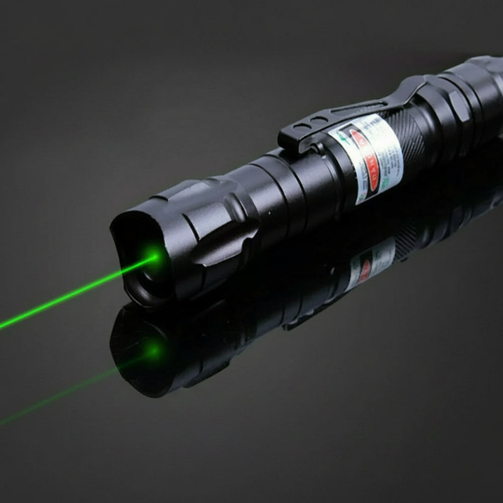 Green Laser Pointer with Rechargeable Battery and 2000 Meter Range