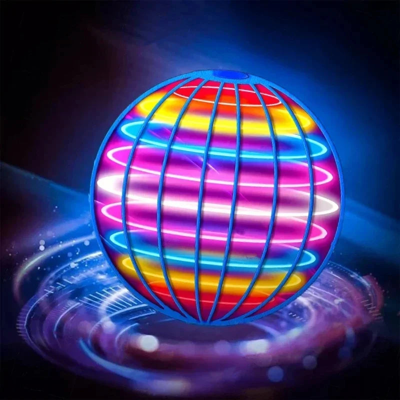 Hand-Controlled Flying Spinner with 360° Gyroscope and Multicolour LED Lights