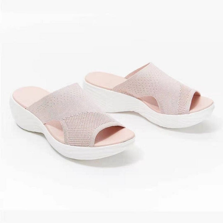 Womens Arch Support Sandals, Memory Foam Midsole and Non-Slip Outsole