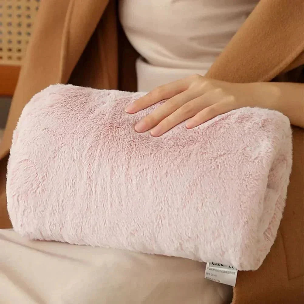 Rechargeable Heating Pad with 6-Hour Runtime and Portable Power Bank Charging for Camping