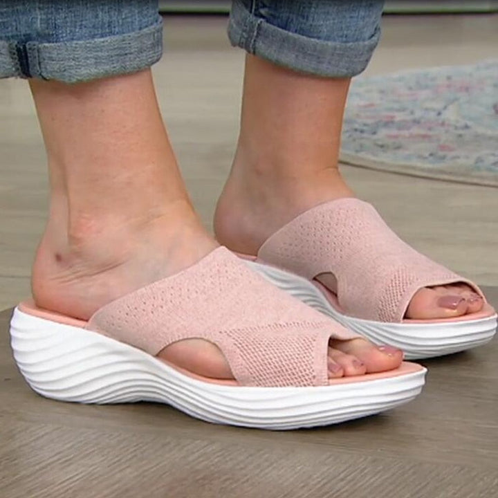 Womens Arch Support Sandals, Memory Foam Midsole and Non-Slip Outsole
