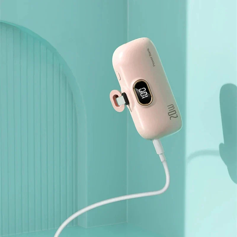 Portable Power Bank with LED Display and Dual Port Compatibility, 30000mAh