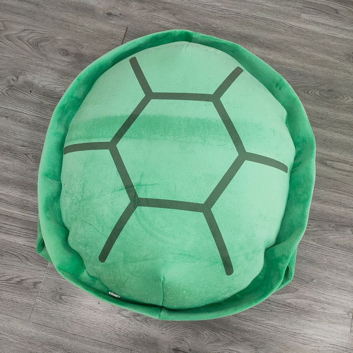 Turtle Shell Plush Pillow with Soft Cotton Cover and Supportive Filling