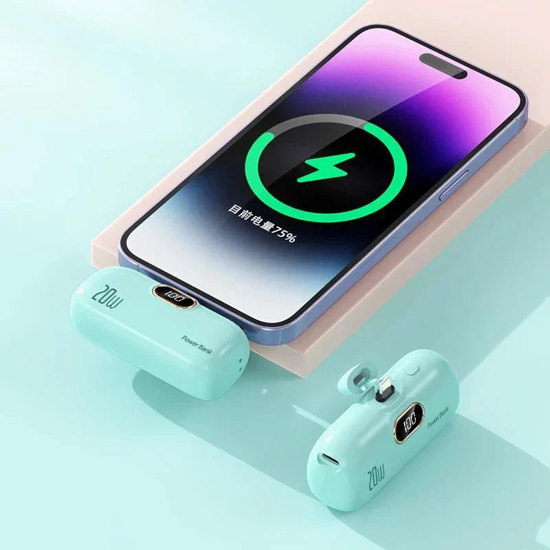 Portable Power Bank with LED Display and Dual Port Compatibility, 30000mAh