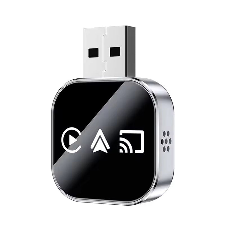 Wireless CarPlay Adapter with Android Auto and Screen Mirroring for Factory Wired Systems