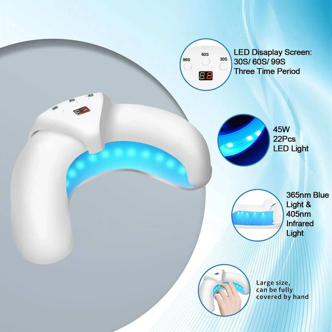 Portable Nail Care Light Device