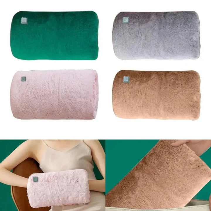 Rechargeable Heating Pad with 6-Hour Runtime and Portable Power Bank Charging for Camping
