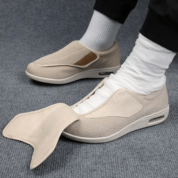 Extra Wide Comfort Walking Shoes – Memory Foam Insole, Spacious Toe Box, Slip-On Design, Everyday Wear