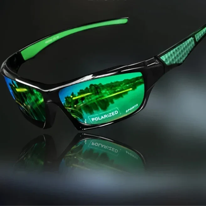 Polarized Round Sunglasses with UV400 Protection and Metal Frame for Men and Women