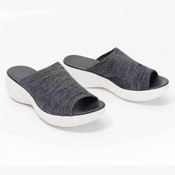 Womens Arch Support Sandals, Memory Foam Midsole and Non-Slip Outsole