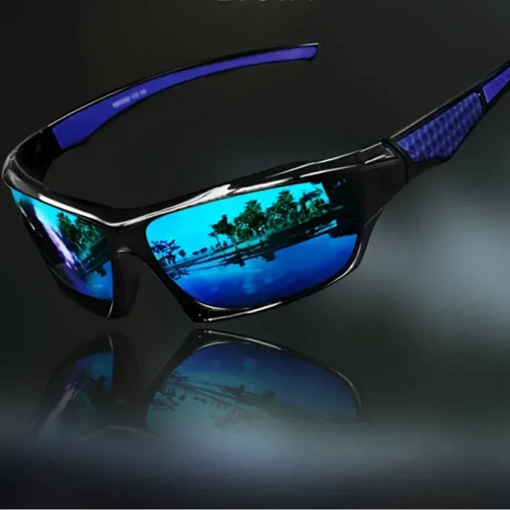 Polarized Round Sunglasses with UV400 Protection and Metal Frame for Men and Women