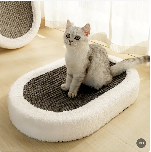 Scratch Board for Cats Cardboard and Sisal Material