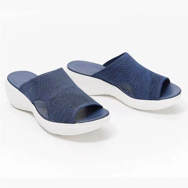Womens Arch Support Sandals, Memory Foam Midsole and Non-Slip Outsole