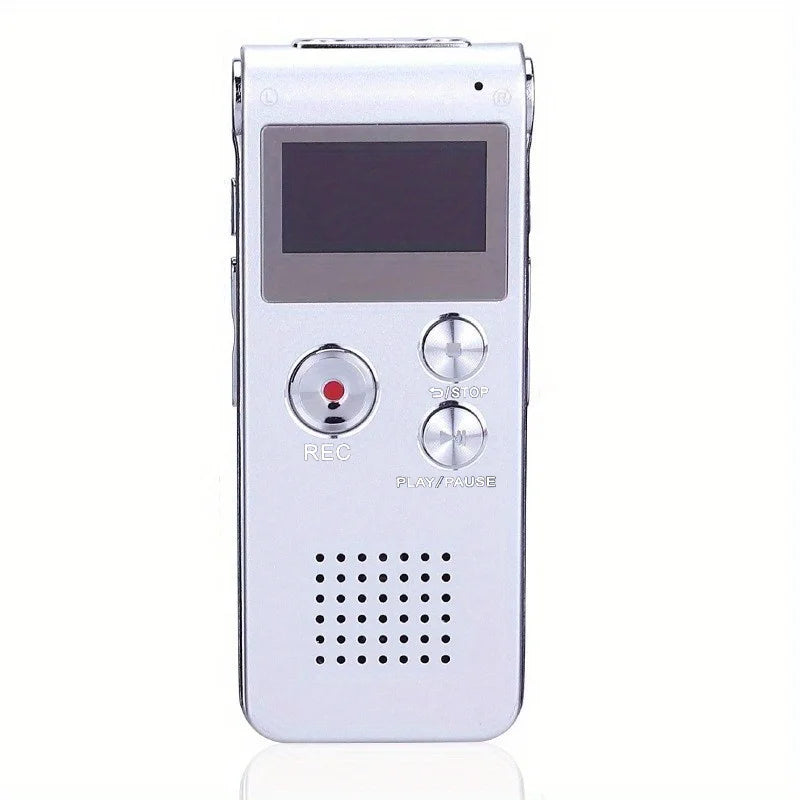 Portable Audio Recorder with WAV Playback and Compact Design