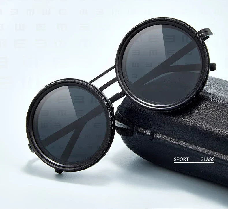 Polarized Sunglasses with Adjustable Dimming Control and UV400 Protection