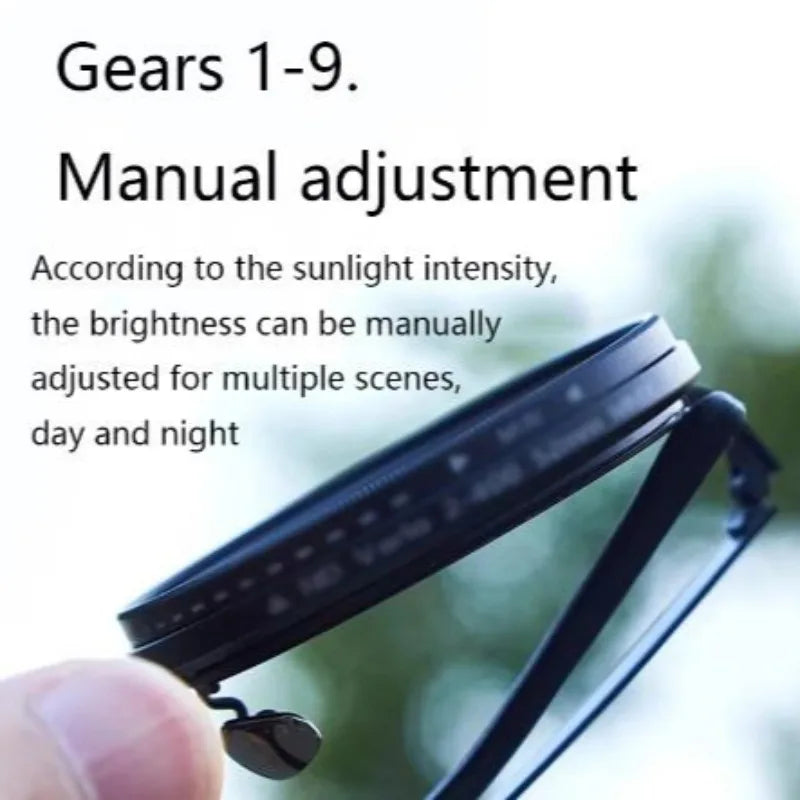 Polarized Sunglasses with Adjustable Dimming Control and UV400 Protection
