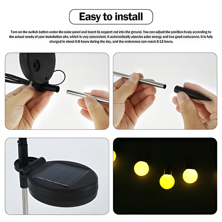 Solar Firefly Garden Lights