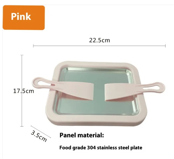 Stainless Steel Ice Cream Roll Maker for Home