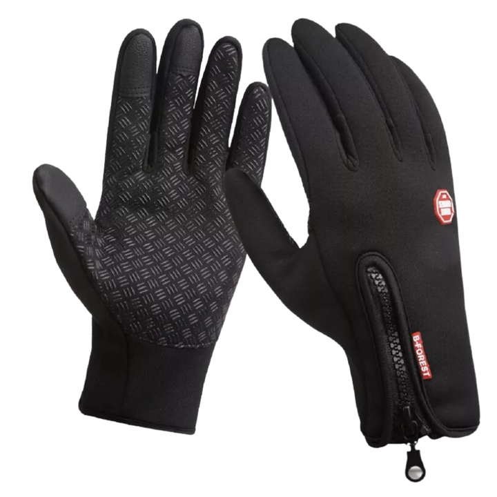 Thermal Gloves with Touchscreen Fingertips and Grip Palms for Cold Weather