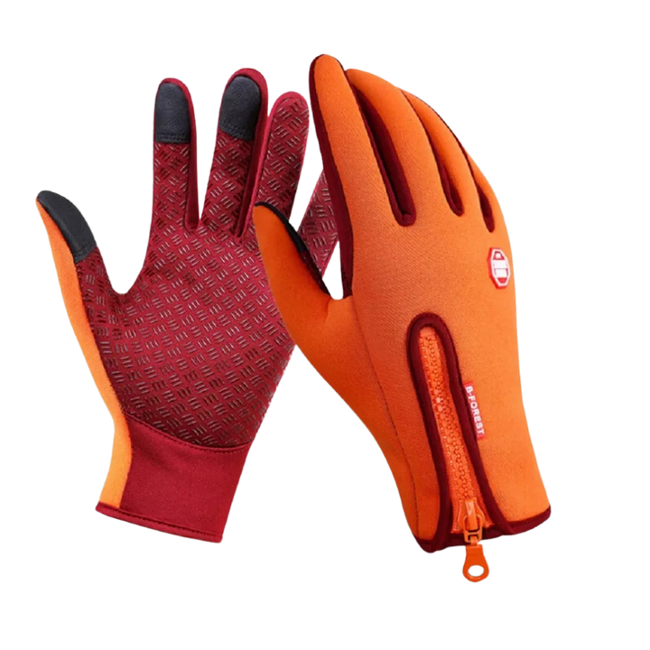 Thermal Gloves with Touchscreen Fingertips and Grip Palms for Cold Weather