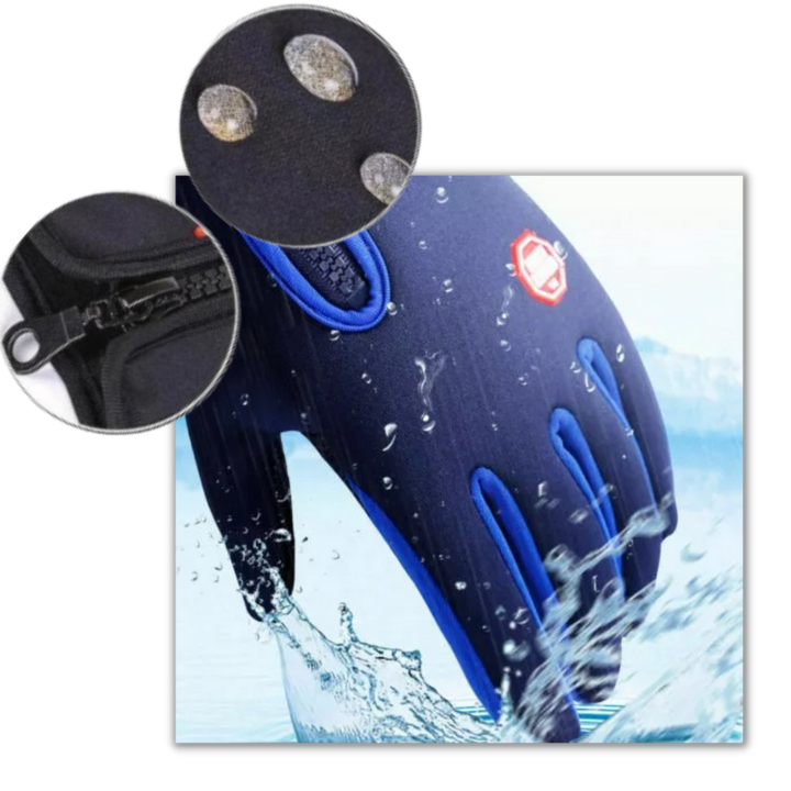 Thermal Gloves with Touchscreen Fingertips and Grip Palms for Cold Weather