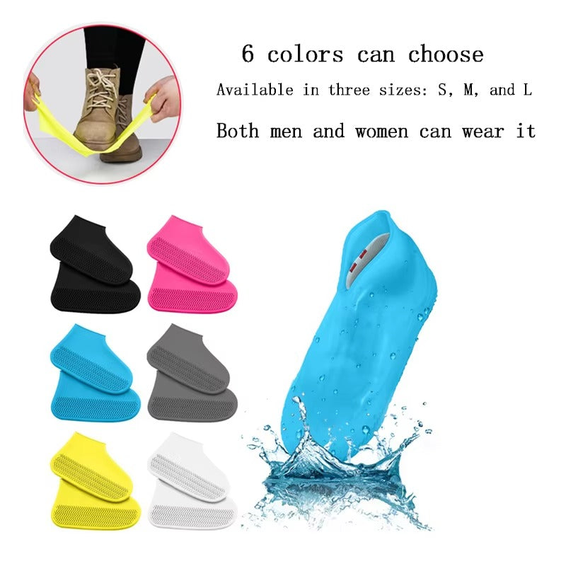 Tough Non Slip Shoe Covers Silicone for Outdoor Protection
