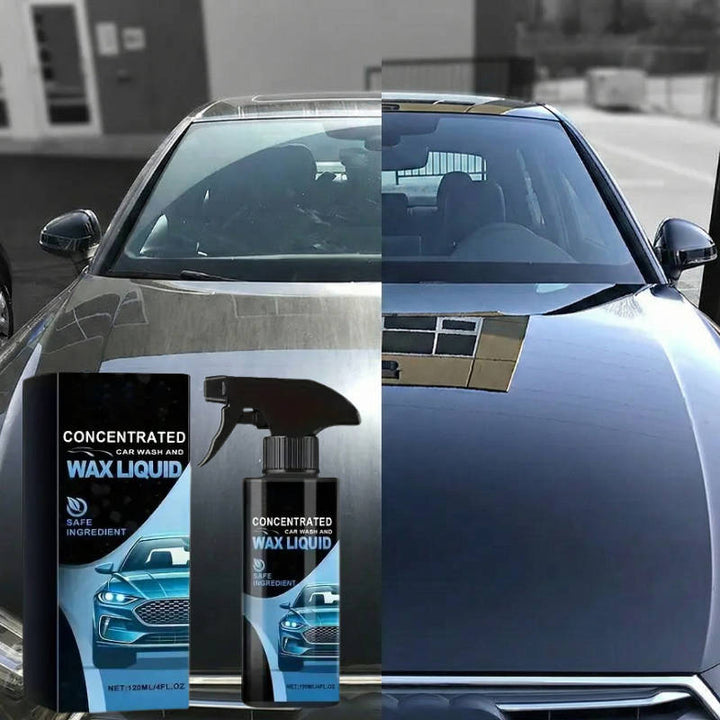 Multi Functional Car Ceramic Coating Spray, Polishing Spot Remover, 2026 High Gloss Paint Protection Kit with Microfiber Towel and Sponge