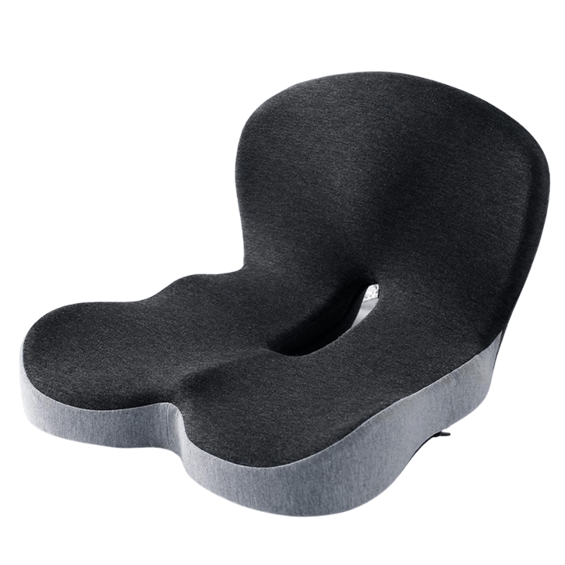 Memory Foam Seat Cushion with Non Slip Base and Machine Washable Cover