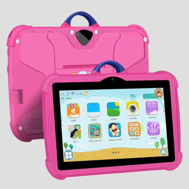 Android Tablet for Kids with Parental Controls and Protective Case, 7-Inch Display