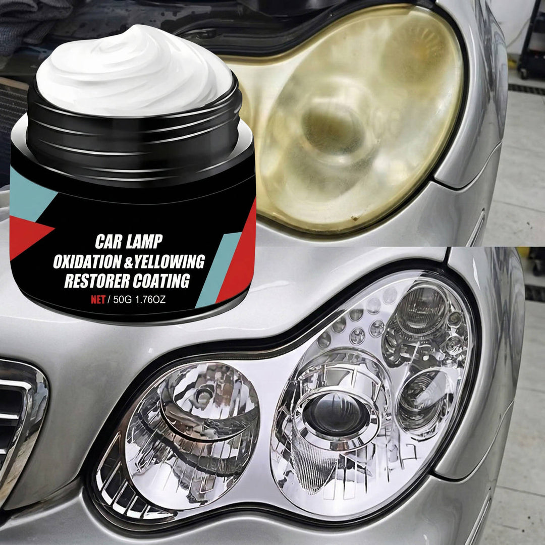 Instant Clear Headlight Restoration Repair Kit for All Vehicle Models, No Polishing Required, 2 Pieces