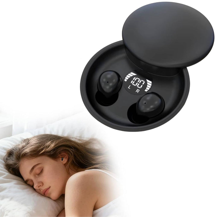 Mini Bluetooth Earbuds, Compact Discreet Wireless Headphones for Sleep and Work, Ergonomic Earphones for Small Ear Canals