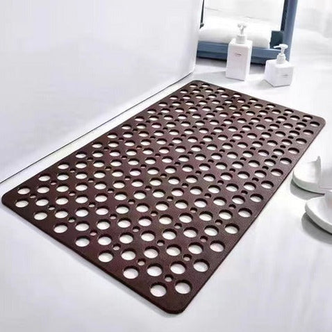 Textured Shower Mat with Bacterial Resistance and Non-Slip Grip