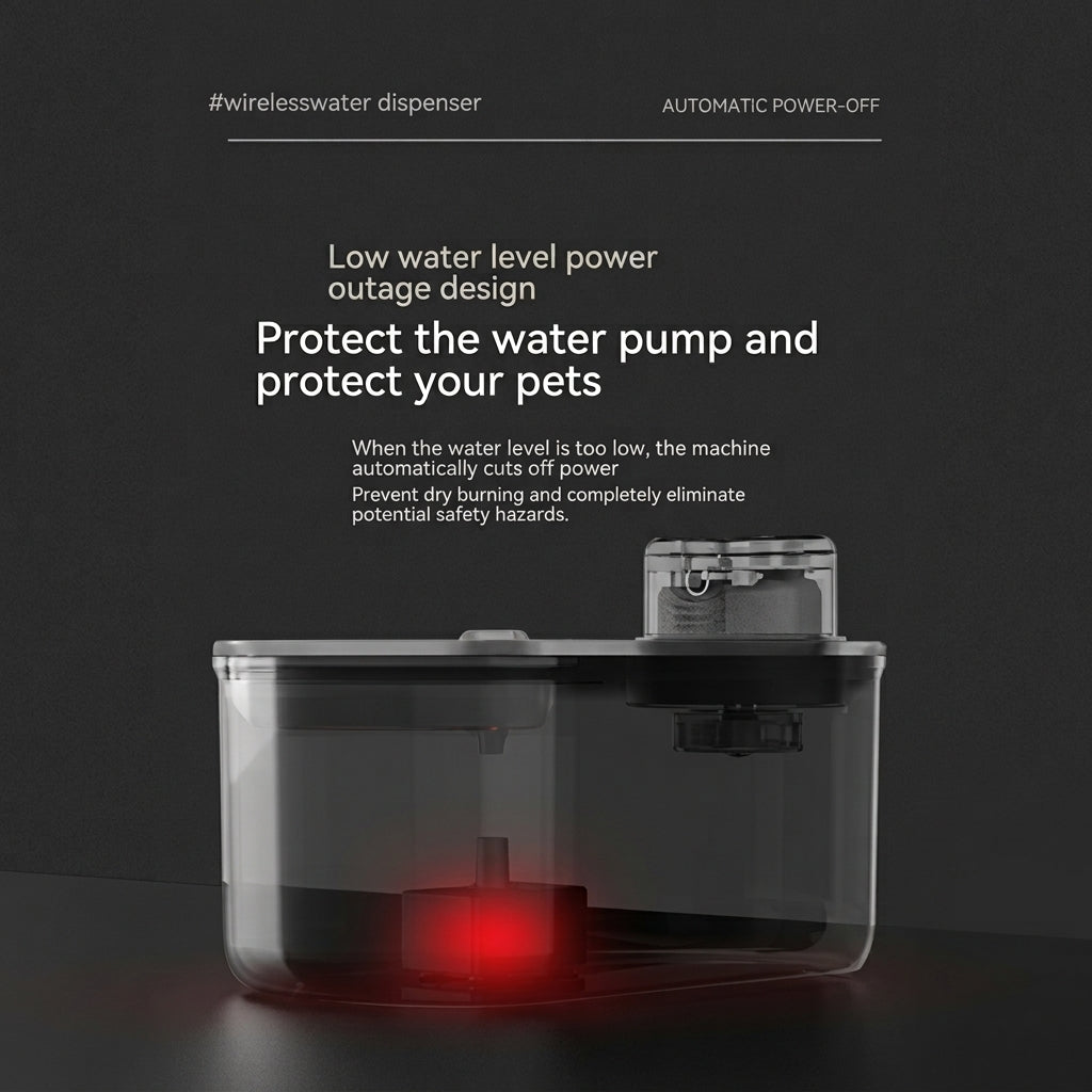 Wireless Automatic Pet Water Fountain