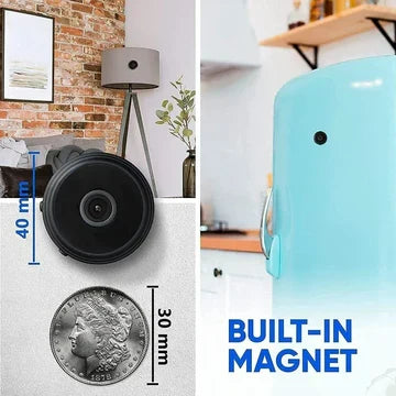 Mini Wireless Magnetic Camera, Live Audio and Video Monitoring in Real Time