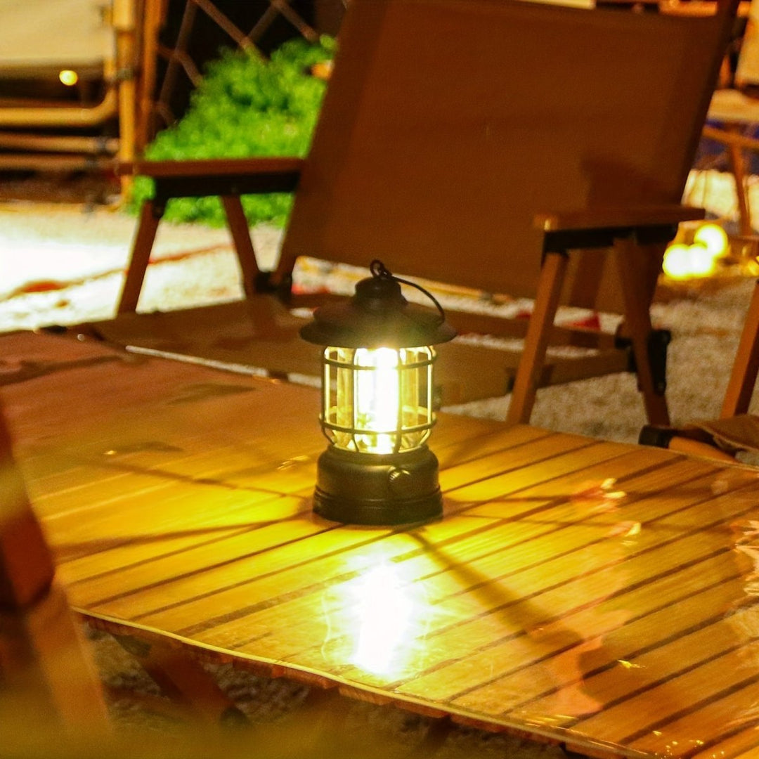 Camping Lantern with Adjustable Brightness and Touch Control, 6-Hour Rechargeable Battery